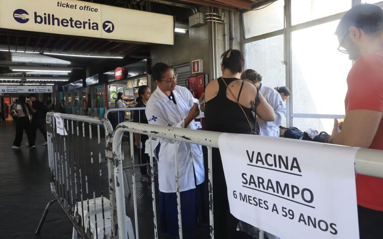 Saúde intensifica campanha de vacinação contra o sarampo no país