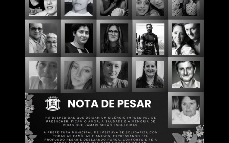Tragédia na BR-737: Imbituva se despede das vítimas do acidente